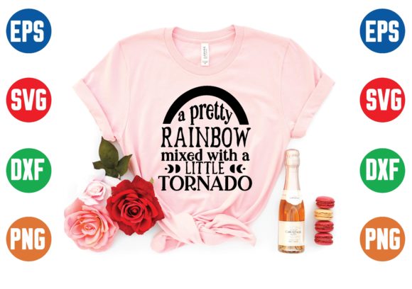 A Pretty Rainbow Mixed with a Little Tor: Graphics for Bold T-Shirt Designs