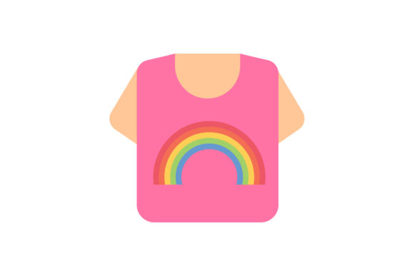 A Rainbow Icon Design for Graphics & Icons