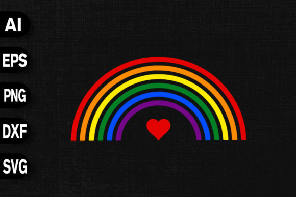 A Vintage Rainbow Pride Graphic: Beyond T-Shirt Designs