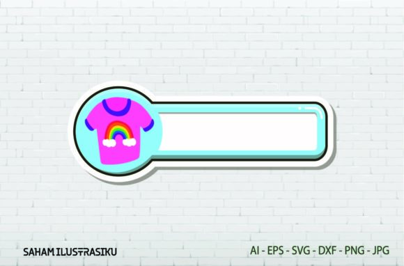 An Illustrator's Take on Rainbow Pride Sticker Label Tshirt SVG