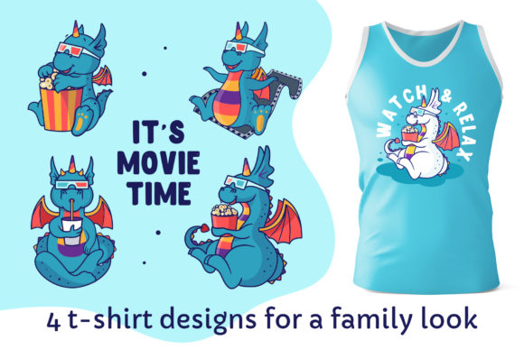 Dragons for T-shirt Designs: Graphics for Creative Merchandise