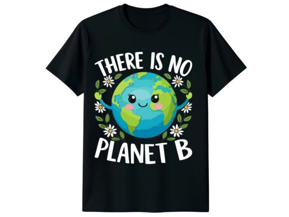 Evaluating the No Planet B Earth Day Quote T-Shirt Graphic