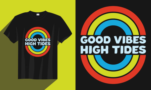 Good Vibes High Tides: A Versatile Graphic for Print Templates
