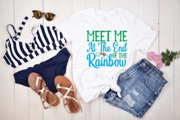 Meet Me at the Rainbow Svg for T-Shirts & Graphics