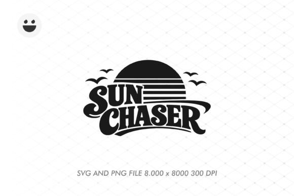 SUN CHASER: A Vibrant Graphics Choice for T-Shirt Designs
