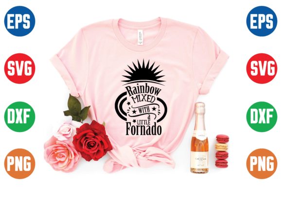 Unpacking the Rainbow Mixed Fornado SVG for T-Shirt Designs